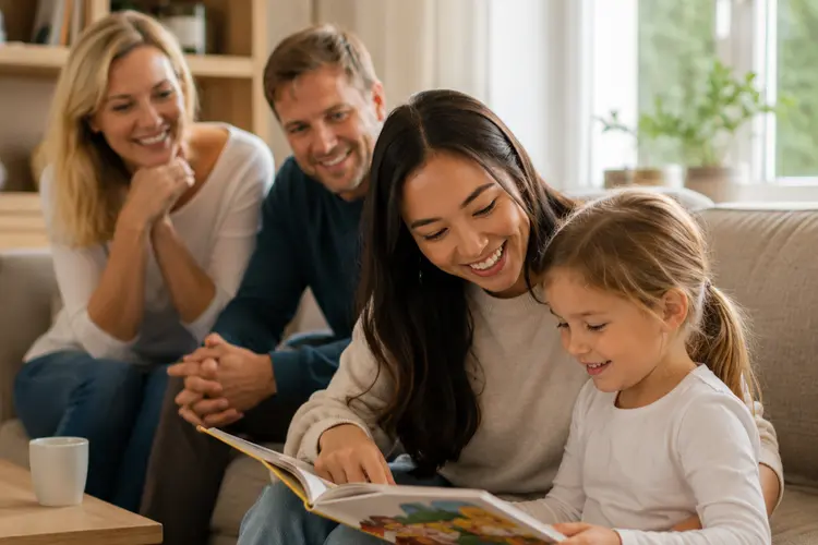 Au-pair mit deutscher Gastfamilie zu Hause